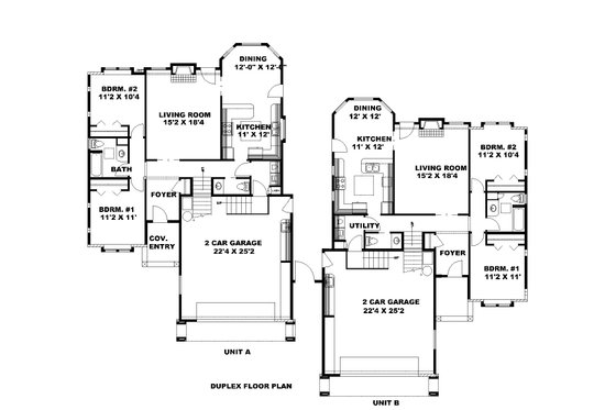 Floor Plan - Main Floor for Traditional House Plan #117-207 - 3 bed, 2 bath