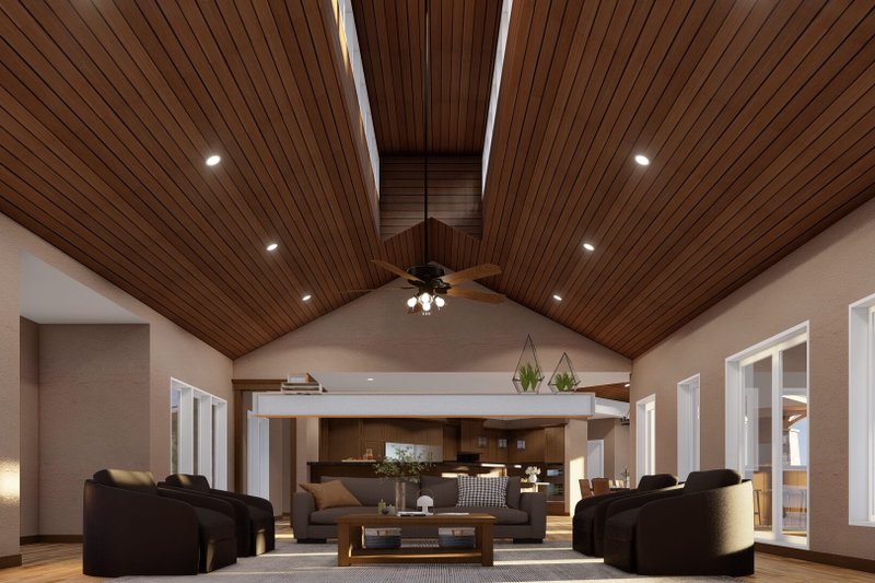 Dream House Plan - Interior - Family Room for Mediterranean House Plan #923-337 - 3 bed, 2.5 bath