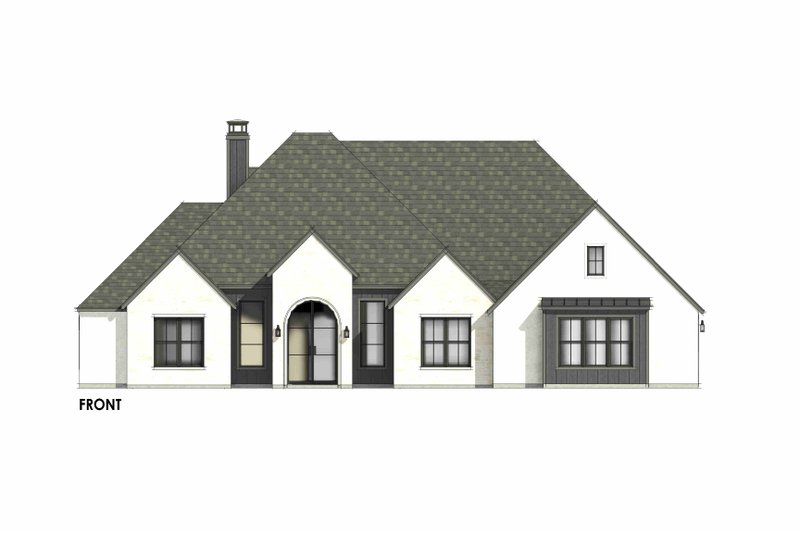 House Design - Exterior - Front Elevation 5 for European House Plan #1096-148 - 4 bed, 3.5 bath
