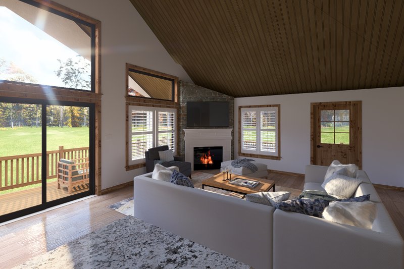 House Plan Design - Interior - Family Room 3 for Traditional House Plan #1060-409 - 2 bed, 2 bath
