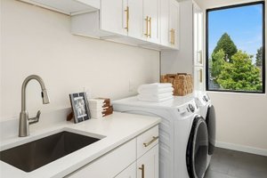 Interior - Laundry for Modern House Plan #1066-109 - 6 bed, 3.5 bath