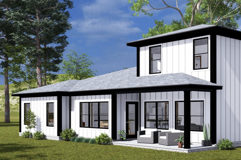 Architectural House Design - Exterior - Other Elevation 2 for Modern House Plan #513-2315 - 3 bed, 2.5 bath