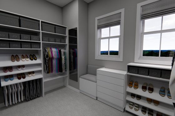 Interior - Master Bedroom 1 for Farmhouse House Plan #51-1270 - 4 bed, 3.5 bath