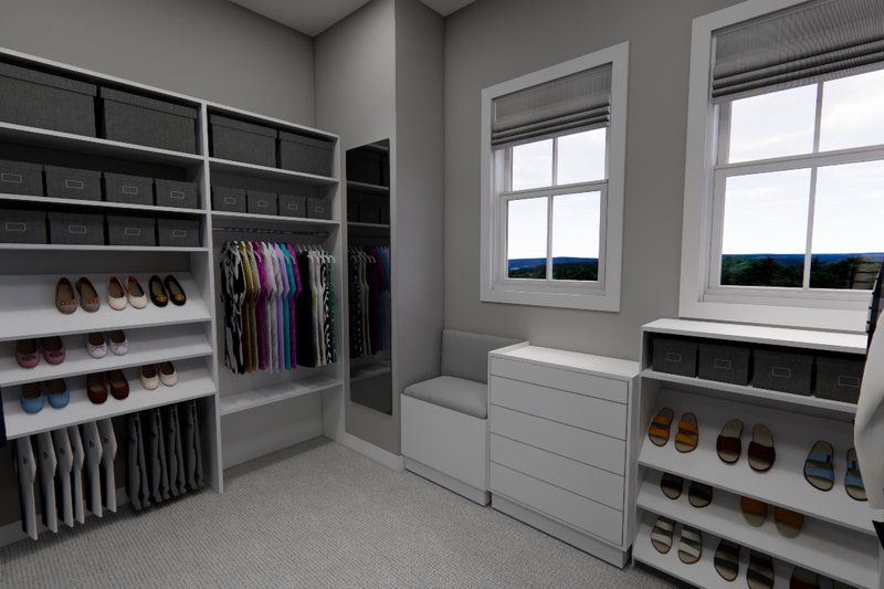 Architectural House Design - Interior - Master Bedroom 1 for Farmhouse House Plan #51-1270 - 4 bed, 3.5 bath