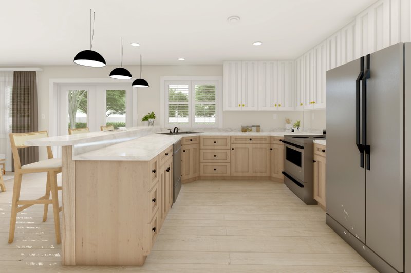 Home Plan - Interior - Kitchen for Traditional House Plan #1060-175 - 3 bed, 2.5 bath