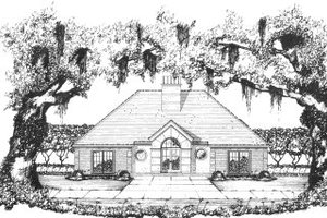 Country Exterior - Front Elevation Plan #36-334
