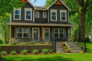 Traditional Style House Plan - 4 Beds 4.5 Baths 2798 Sq/Ft Plan #20-2465 Exterior 