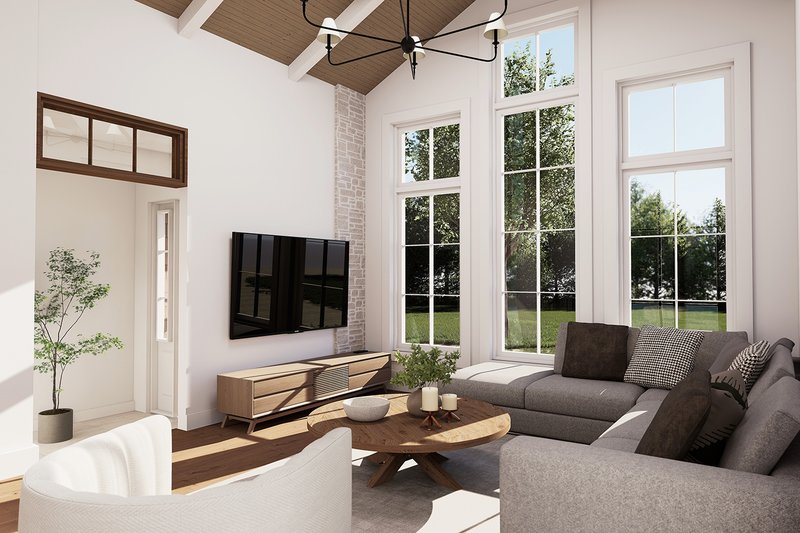 House Plan Design - Interior - Family Room for Traditional House Plan #23-786 - 2 bed, 1 bath