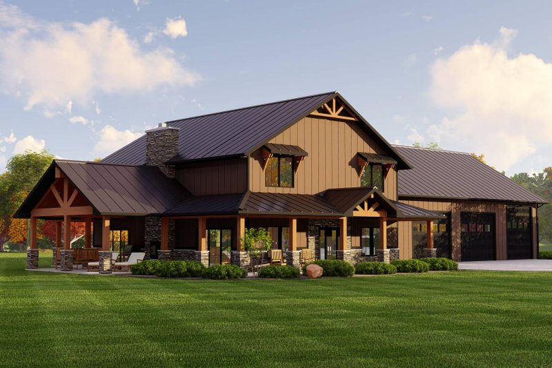 Country Style House Plan - 2 Beds 2.5 Baths 2769 Sq/Ft Plan #1064-239 ...