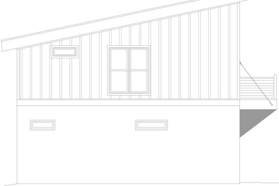Exterior - Other Elevation for Contemporary House Plan #932-1087 - 2 bed, 1.5 bath