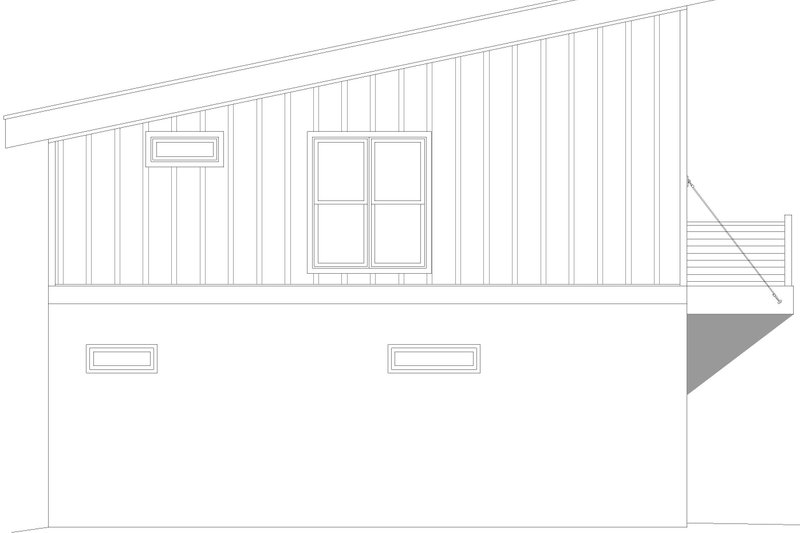 House Plan Design - Exterior - Other Elevation for Contemporary House Plan #932-1087 - 2 bed, 1.5 bath