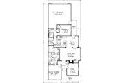 Cottage Style House Plan - 2 Beds 2 Baths 1649 Sq/Ft Plan #410-222 