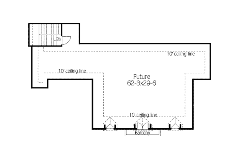 Home Plan - Floor Plan - Other Floor for European House Plan #406-144 - 3 bed, 2.5 bath