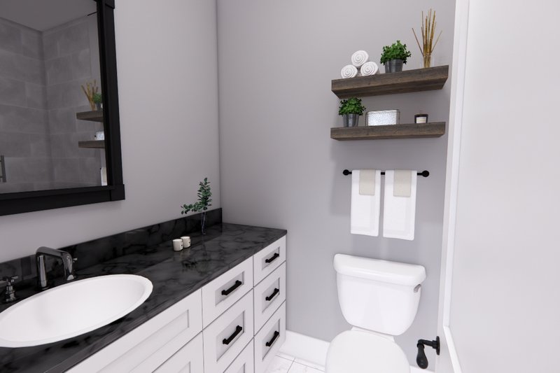 Home Plan - Interior - Bathroom for Farmhouse House Plan #51-1327 - 3 bed, 2.5 bath