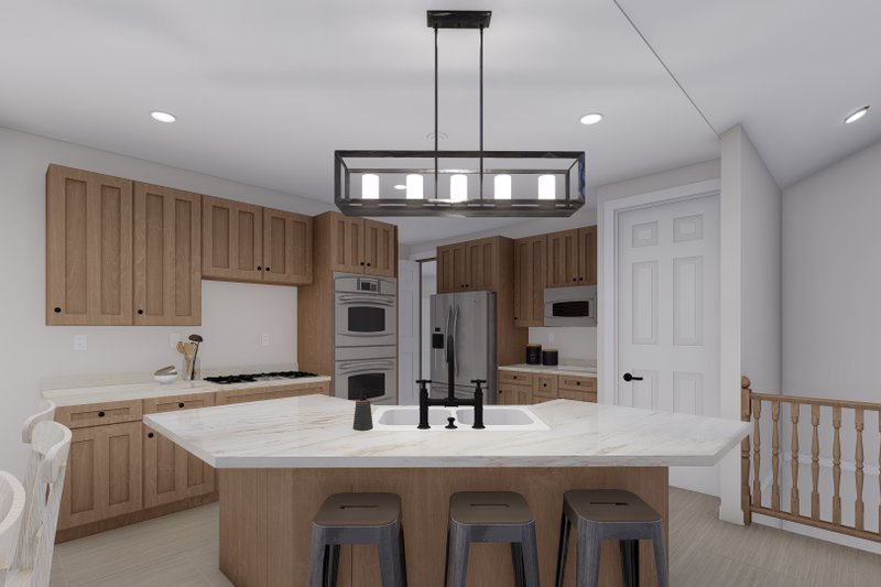 House Design - Interior - Kitchen for Craftsman House Plan #1060-261 - 2 bed, 2 bath
