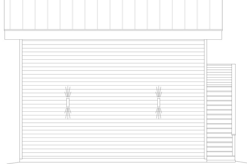 Dream House Plan - Exterior - Rear Elevation for Contemporary House Plan #932-688 - 1 bed, 1 bath