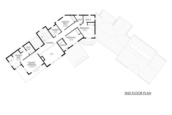 Farmhouse Floor Plan - Upper Floor Plan #1042-22