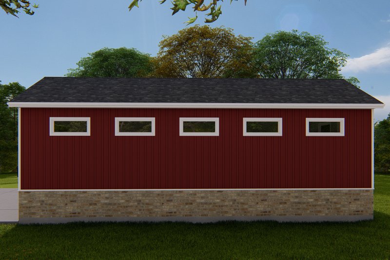 House Plan Design - Exterior - Other Elevation for Traditional House Plan #1060-159, 1 bath