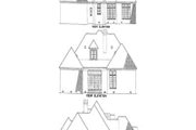 Traditional Style House Plan - 4 Beds 3.5 Baths 3568 Sq/Ft Plan #17-2062 