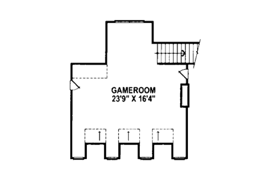 Floor Plan - Other Floor for Colonial House Plan #141-318 - 4 bed, 3.5 bath