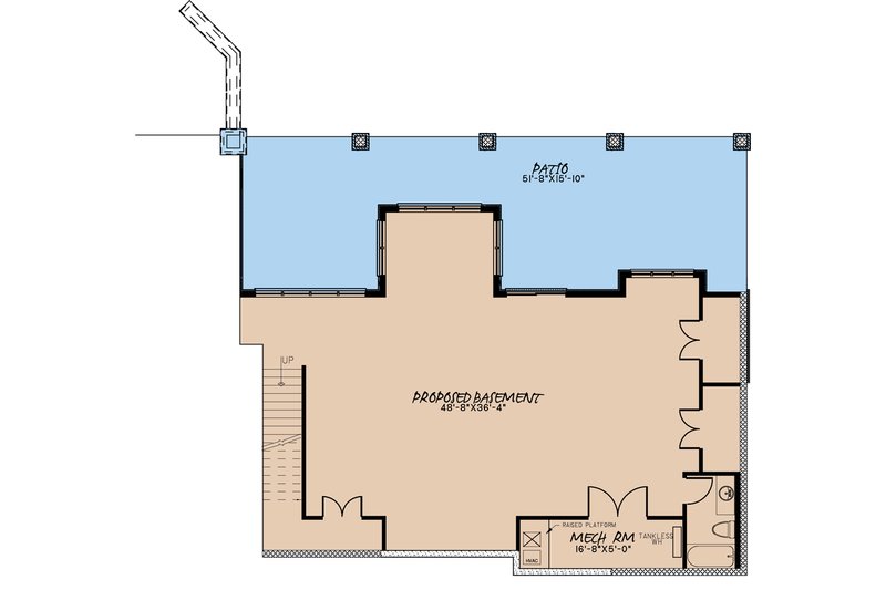 Dream House Plan - Floor Plan - Lower Floor for Craftsman House Plan #923-179 - 4 bed, 5.5 bath
