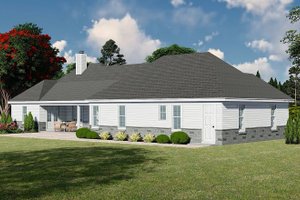 Exterior - Other Elevation 3 for Country House Plan #932-1229 - 3 bed, 2.5 bath