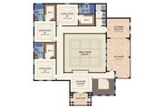 Mediterranean Style House Plan - 4 Beds 4.5 Baths 6838 Sq/Ft Plan #548-22 