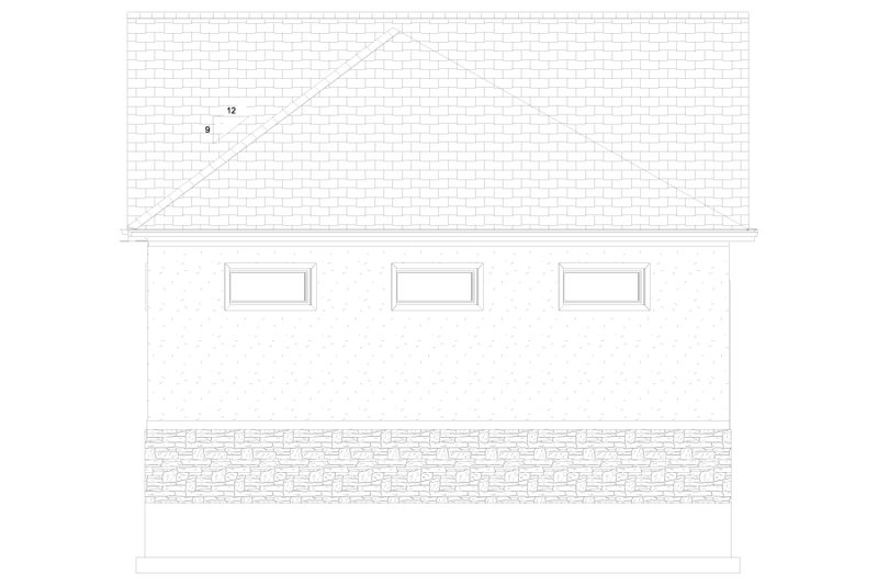 Home Plan - Exterior - Other Elevation 1 for Traditional House Plan #1060-163, 0 bath