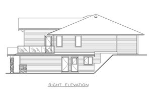Exterior - Other Elevation 1 for Craftsman House Plan #1100-39 - 3 bed, 2 bath