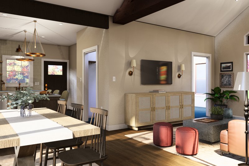 House Plan Design - Interior - Dining Room 1 for Country House Plan #1064-268 - 2 bed, 2 bath