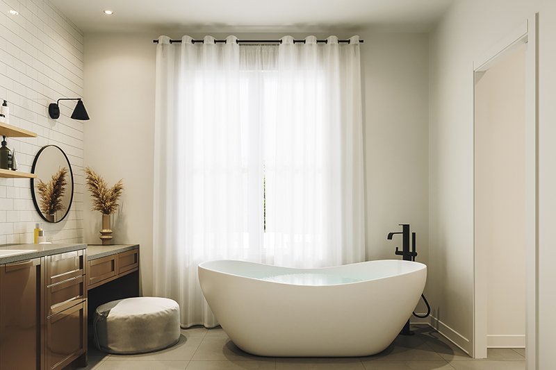 Dream House Plan - Interior - Master Bathroom 2 for Farmhouse House Plan #23-2753 - 4 bed, 2.5 bath