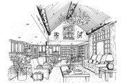 Cabin Style House Plan - 5 Beds 3.5 Baths 3060 Sq/Ft Plan #942-41 Interior 