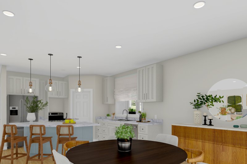 Home Plan - Interior - Kitchen 1 for Traditional House Plan #1060-151 - 2 bed, 2.5 bath
