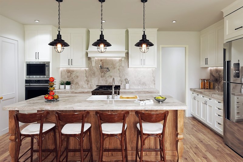 House Plan Design - Interior - Kitchen for Farmhouse House Plan #54-575 - 3 bed, 2.5 bath