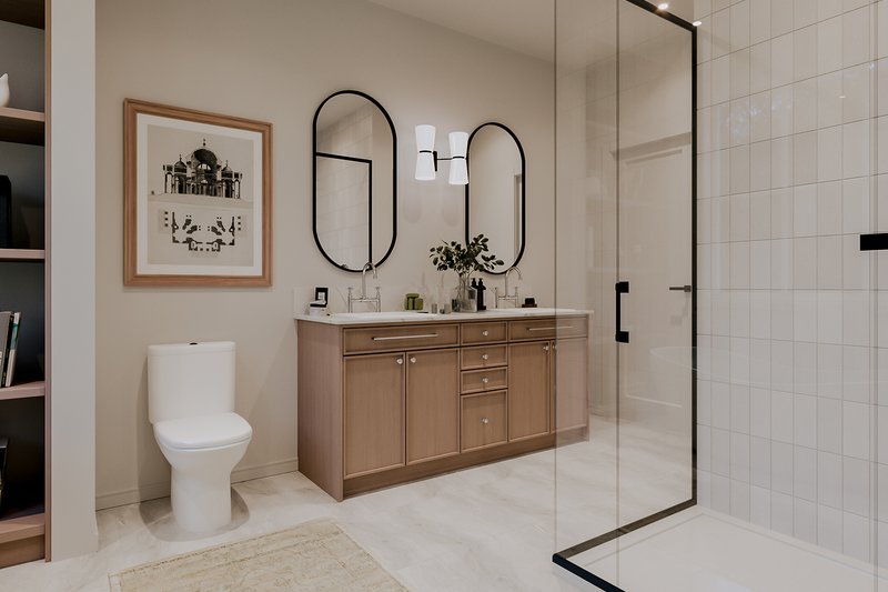 Architectural House Design - Interior - Master Bathroom 1 for Cottage House Plan #23-2904 - 3 bed, 1.5 bath