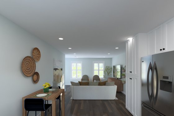 Interior - Kitchen 2 for Traditional House Plan #1060-380 - 2 bed, 1 bath