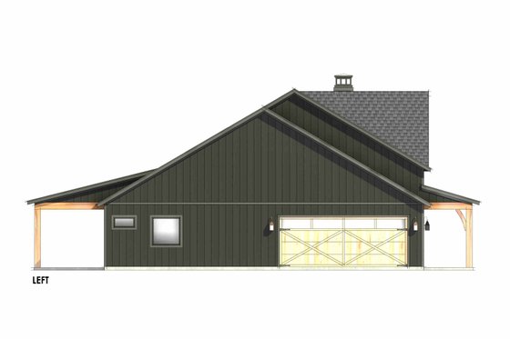 Exterior - Other Elevation for Farmhouse House Plan #1096-99 - 3 bed, 2 bath