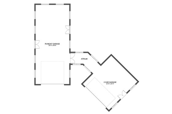 Floor Plan - Main Floor for Traditional House Plan #1060-353, 0 bath