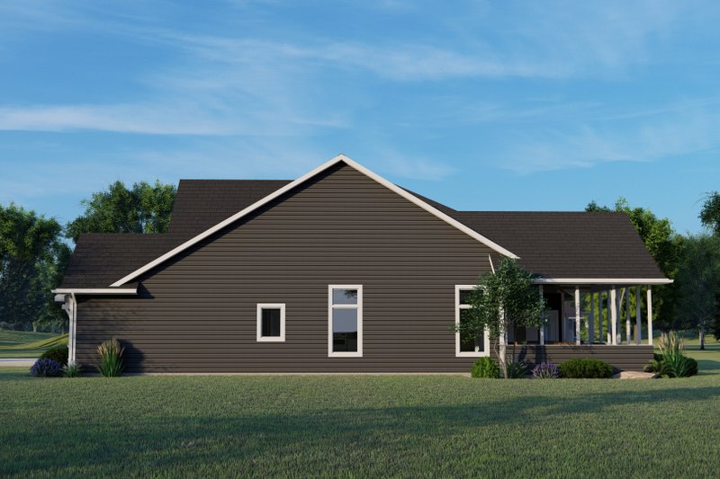 House Blueprint - Exterior - Other Elevation for Ranch House Plan #1064-179 - 3 bed, 2 bath