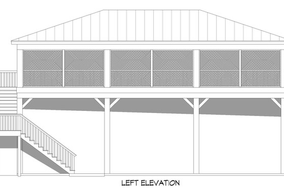 Exterior - Other Elevation for Modern House Plan #932-697, 0 bath