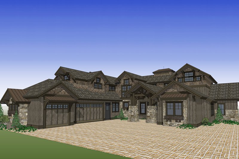 Architectural House Design - Front Rendering