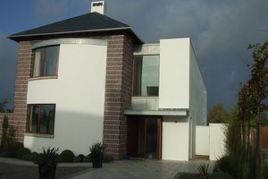 Exterior - Rear Elevation for Contemporary House Plan #520-3 - 4 bed, 4 bath