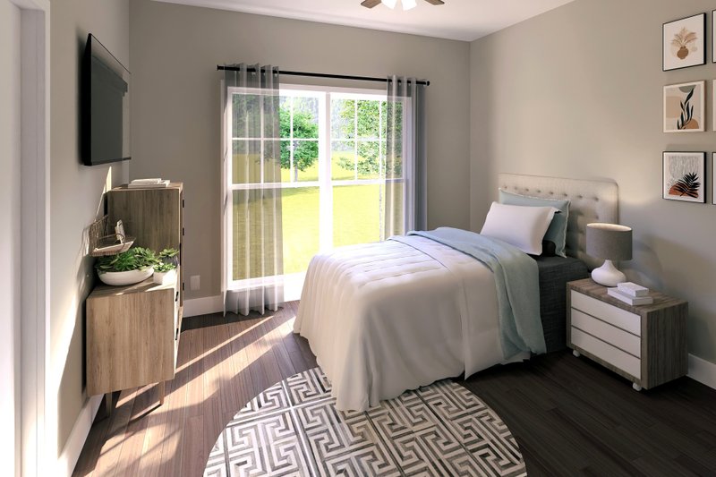 Home Plan - Interior - Bedroom 1 for Country House Plan #44-177 - 3 bed, 2 bath