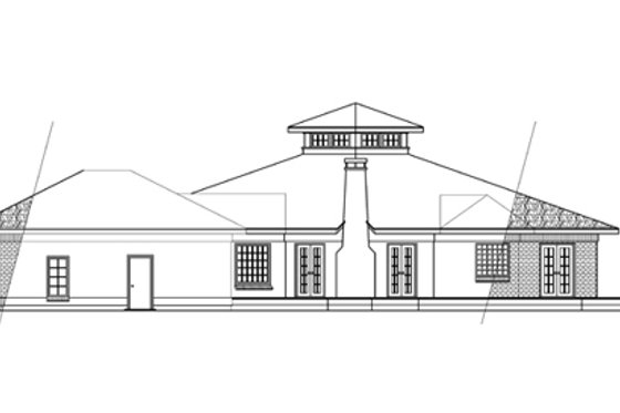 Exterior - Other Elevation 1 for Contemporary House Plan #124-410 - 3 bed, 2.5 bath