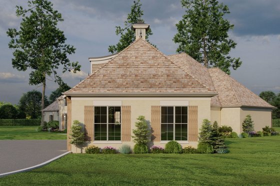 Exterior - Other Elevation for European House Plan #923-392 - 4 bed, 3.5 bath