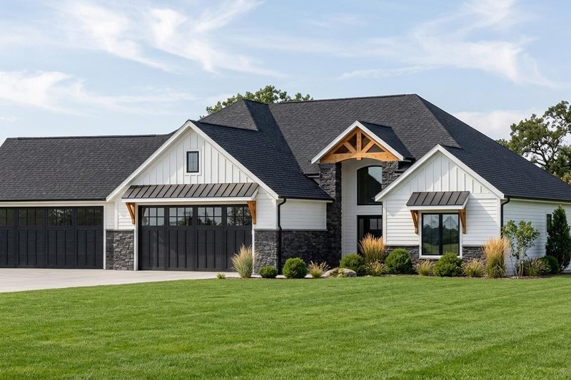 Home Plan - Exterior - Front Elevation 2 for Country House Plan #1064-368 - 2 bed, 2 bath