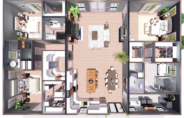 Barndominium Floor Plan - Other Floor Plan #44-300