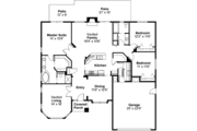 Ranch Style House Plan - 3 Beds 2 Baths 2025 Sq/Ft Plan #124-385 
