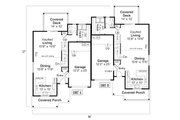 Contemporary Style House Plan - 6 Beds 4.5 Baths 3628 Sq/Ft Plan #124-1360 Floor 