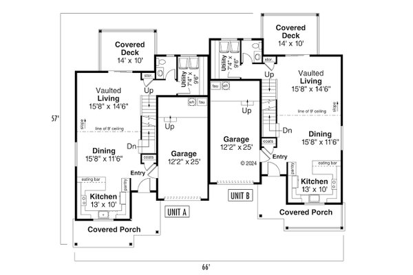 Dream House Plan - Contemporary Floor Plan - Main Floor Plan #124-1360